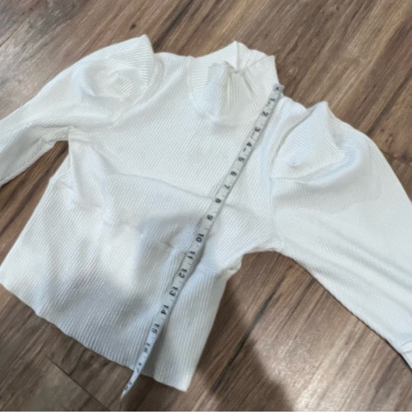 Free People Lala Ribbed Turtleneck Cropped Top - Picture 7 of 9